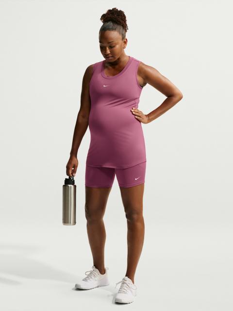 Nike Nike (M) One Women's Dri-FIT High-Waisted 8" Biker Shorts With Pockets (Maternity)