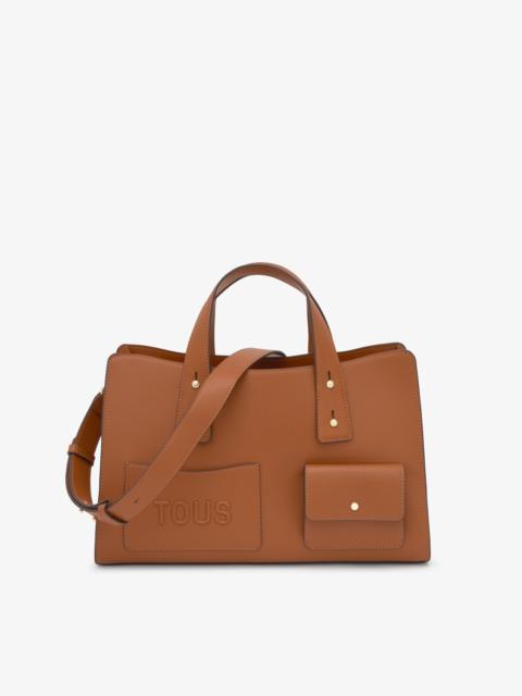 TOUS Medium camel-colored Bowling bag TOUS Back to Basics