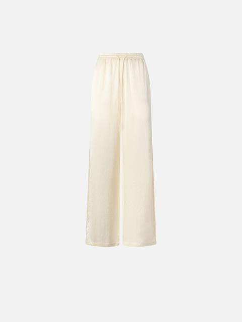 PINKO PYJAMA-STYLE PALAZZO TROUSERS IN SATIN