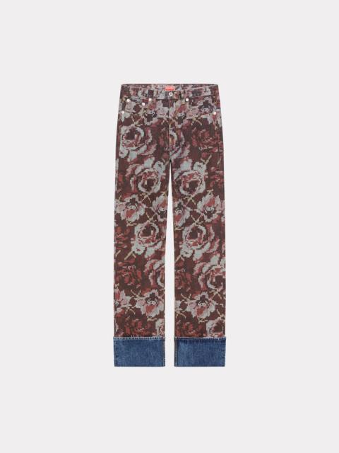 KENZO ASAGAO straight jeans