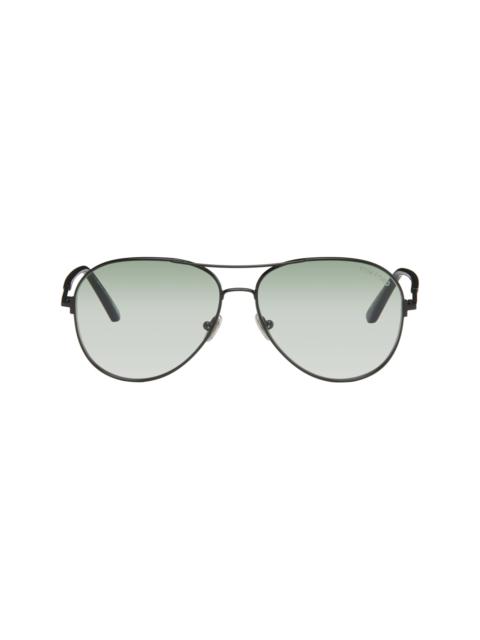 TOM FORD Black Polarized Clark Sunglasses