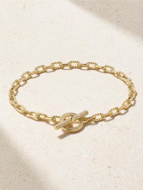 DAVID YURMAN Madison 18-karat Gold Diamond Bracelet