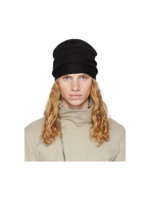 Rick Owens Black Lightweight Beanie