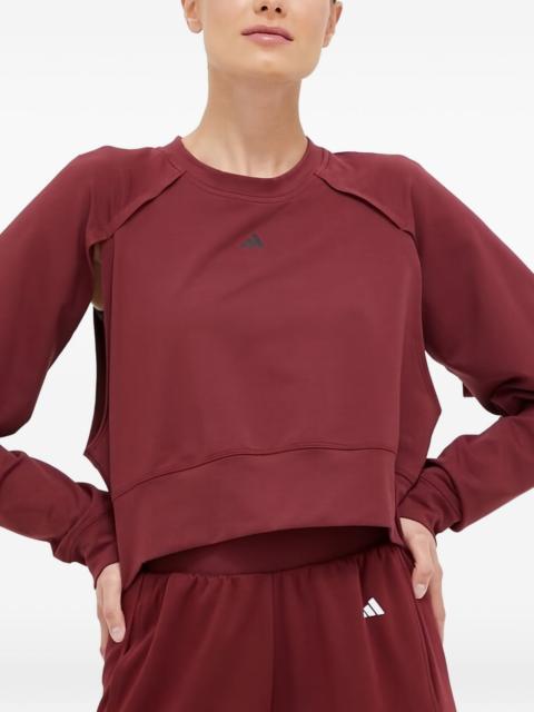 adidas logo-print sweatshirt