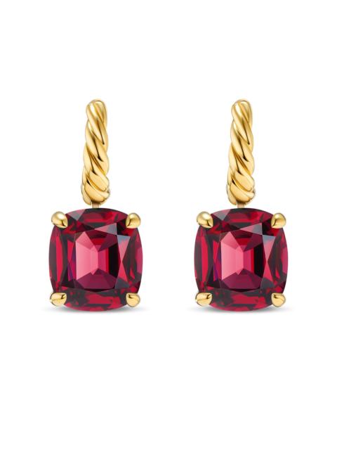 DAVID YURMAN Women's Marbella Drop Earrings in 18K Yellow Gold - Rhodolite Garnet