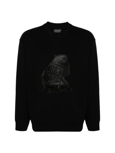 dog-patch jersey sweatshirt