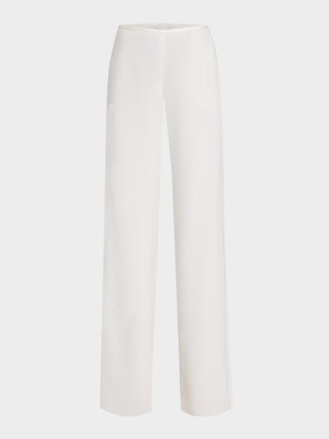EMPORIO ARMANI High-Rise Straight-Leg Trousers