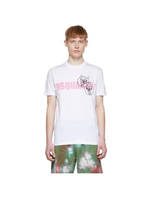DSQUARED2 White Cotton T-Shirt