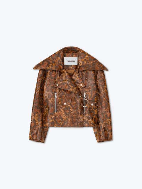 Nanushka ADO - Faux animal jacket - Snake skin