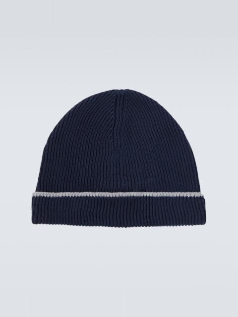 Brunello Cucinelli Ribbed-knit cotton beanie