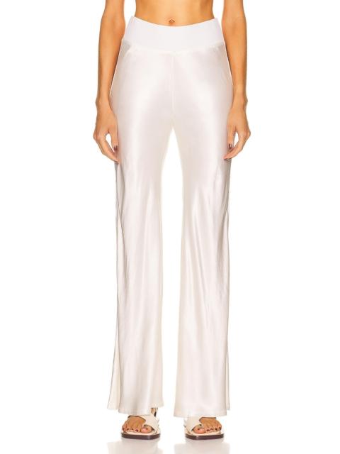 Enza Costa Bias Cut Satin Pant