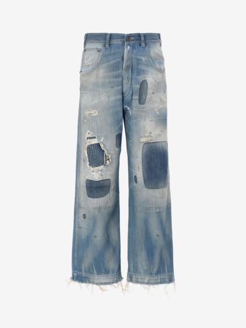 Maison Margiela Destroyed boyfriend jeans