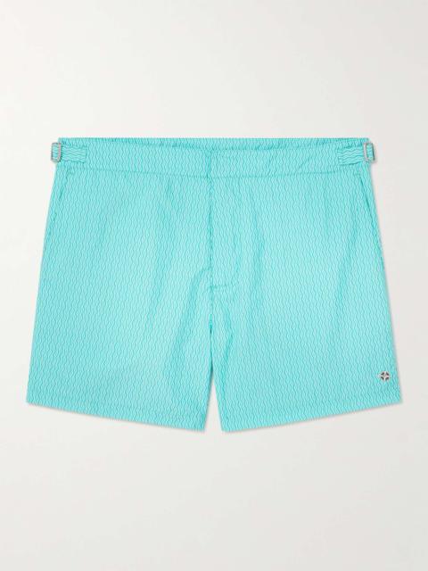Loro Piana Straight-Leg Mid-Length Printed Swim Shorts