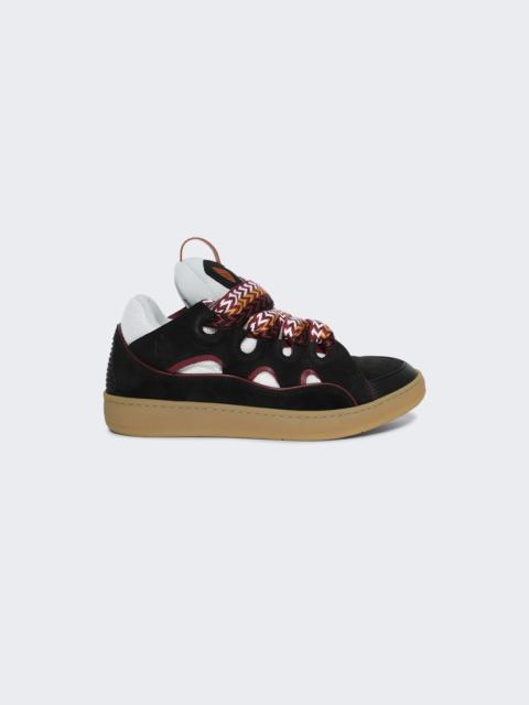 Lanvin Curb Sneakers Red And White