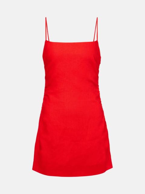 SIR. Tamara linen minidress