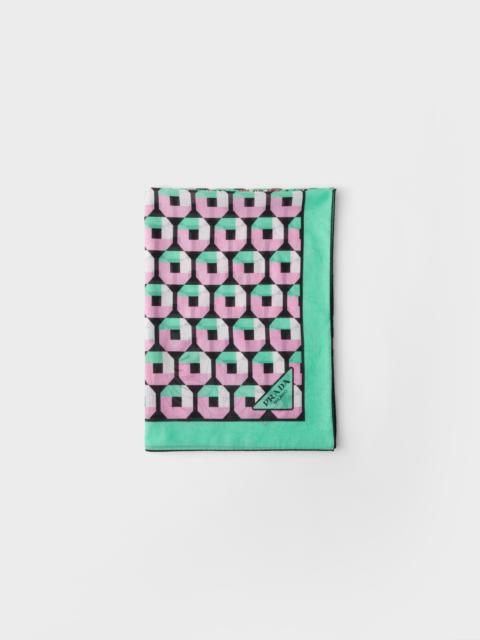 Prada Printed cotton beach sarong