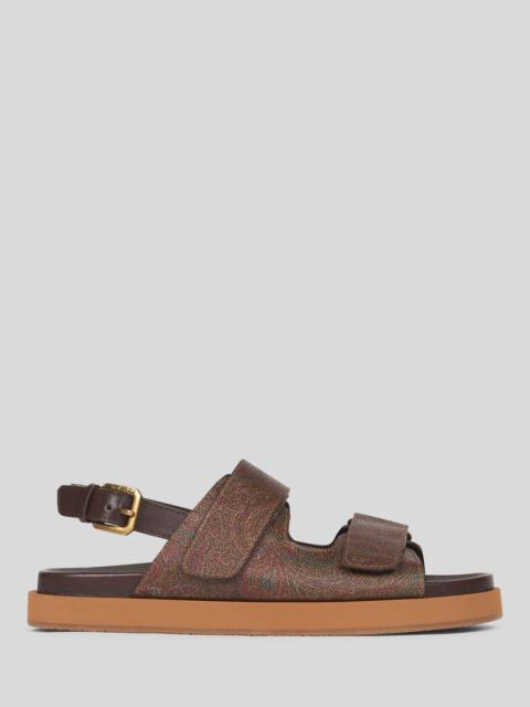 Etro PAISLEY SANDALS WITH STRAP