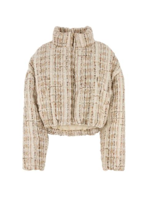 embroidered tweed jacket