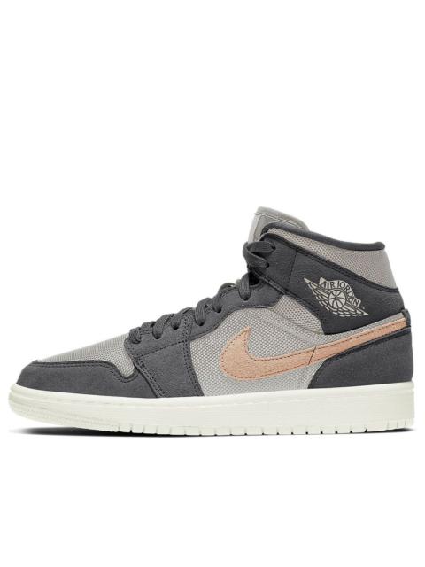 Jordan (WMNS) Air Jordan 1 Mid 'Iron Grey Onyx' BQ6472-020