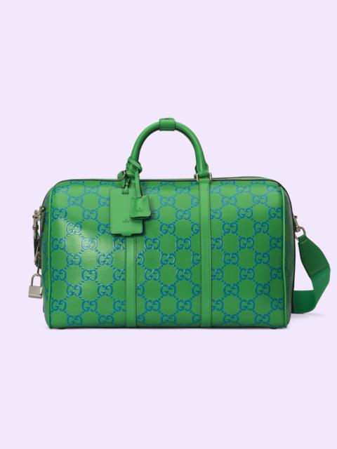 GUCCI GG embossed duffle bag