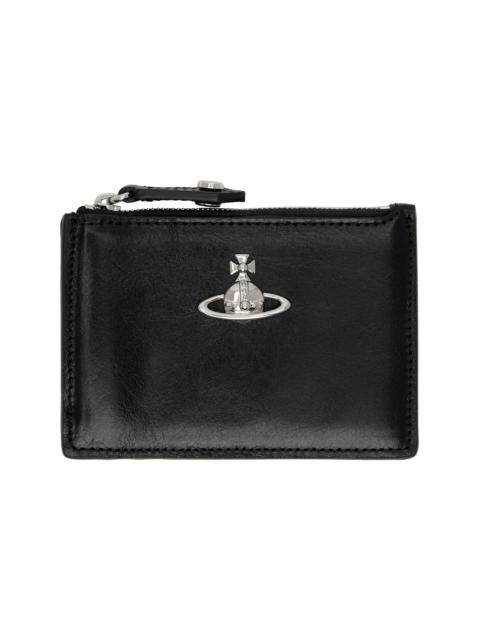 Vivienne Westwood Black Slim Long Card Holder
