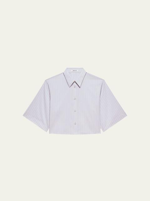 Helmut Lang Cropped Trench Shirt