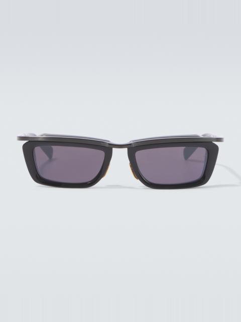JACQUES MARIE MAGE x Haider Ackermann Gaspard rectangular sunglasses