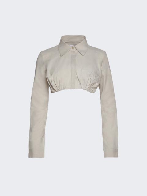 CHRISTOPHER ESBER Inbuilt Bra Shirt Sand
