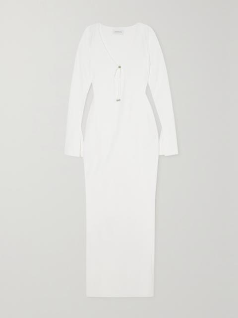 16ARLINGTON Solaria Stretch-crepe Maxi Dress