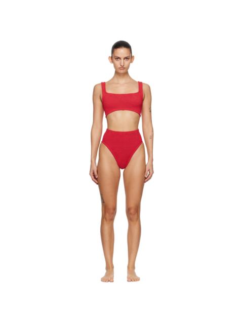 Hunza G Red Patricia Bikini