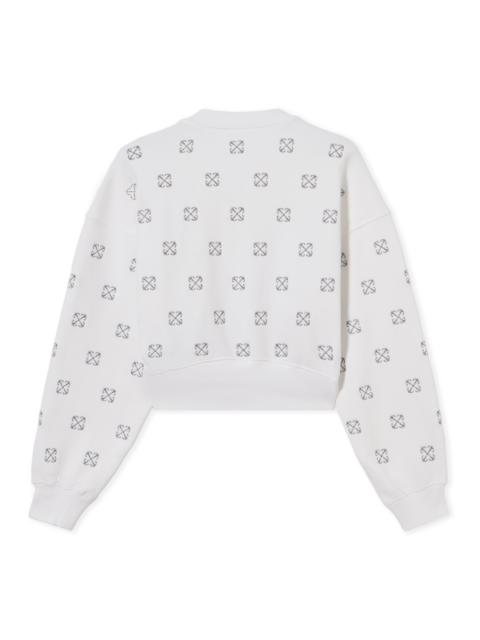 Off-White Lurex Little Arrows Sweatshirt