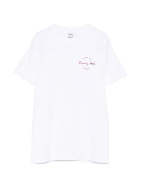 Sporty & Rich Beverly Script print T-shirt