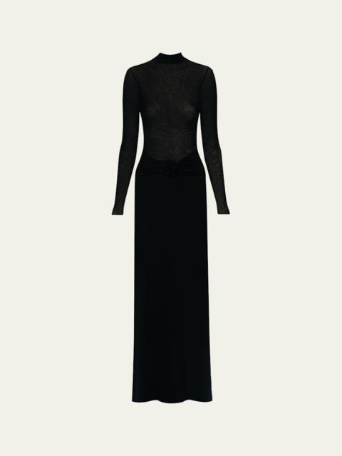 MAYGEL CORONEL Efimera Long-Sleeve Maxi Dress