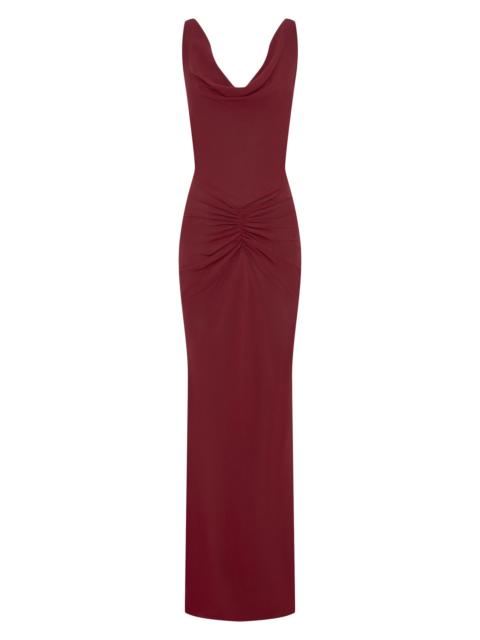 NICHOLAS Women's Calia Cowlneck Maxi Dress - Plum