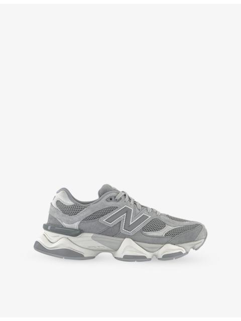 9060 Suede and Mesh Low-Top Trainers