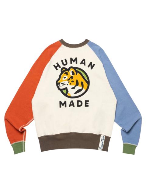 Human Made STRIPED HEART KNIT SWEATER | REVERSIBLE