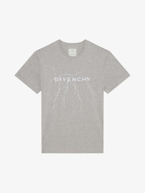 Givenchy OVERSIZED T-SHIRT IN COTTON WITH REFLECTIVE ARTWORK