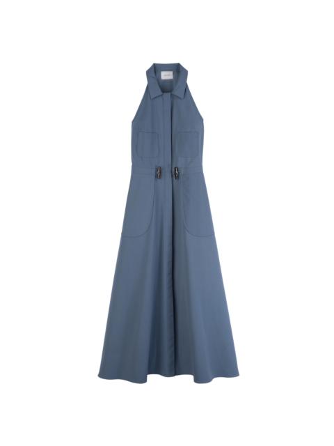 Long dress Slate - Popelin