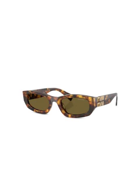 Miu Miu logo-lettering tinted sunglasses
