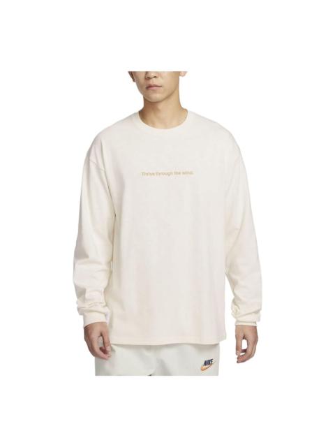 Nike Nike Sportswear Nai-Ke Long Sleeve T-Shirt 'Beige' FN0466-118