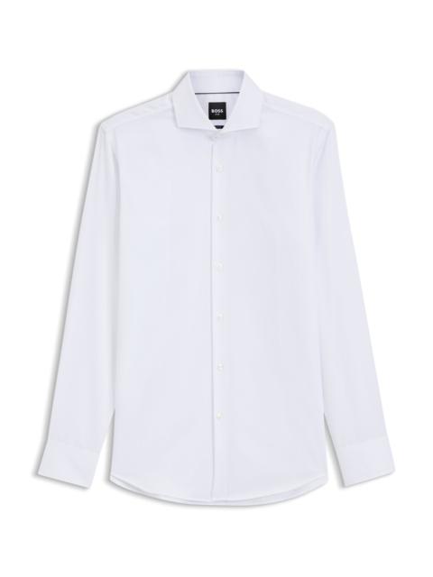 BOSS BOSS ONE SLIM-FIT SHIRT IN WRINKLE-RESISTANT OXFORD COTTON