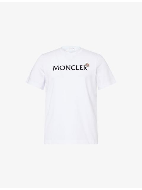 Moncler Crewneck Logo-Patch Cotton T-shirt