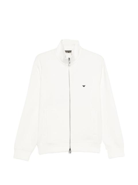 EMPORIO ARMANI zip cotton jacket