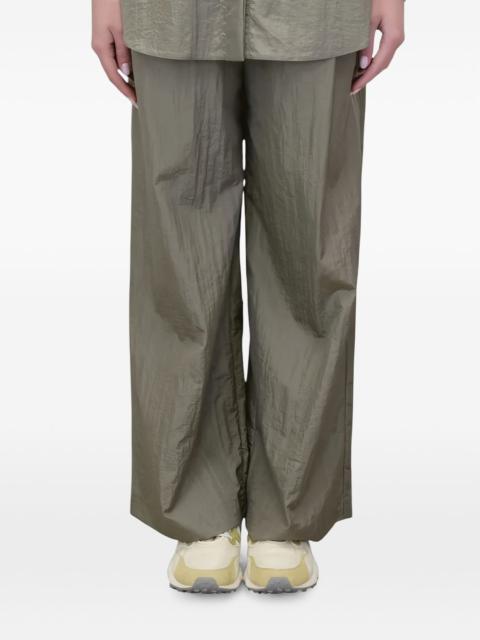 Max Mara crinkled wide-leg trousers