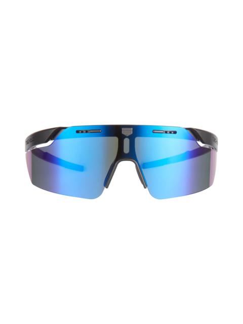 TAG Heuer Shield Pro 228mm Sport Sunglasses in Matte Black /Bordeaux Mirror