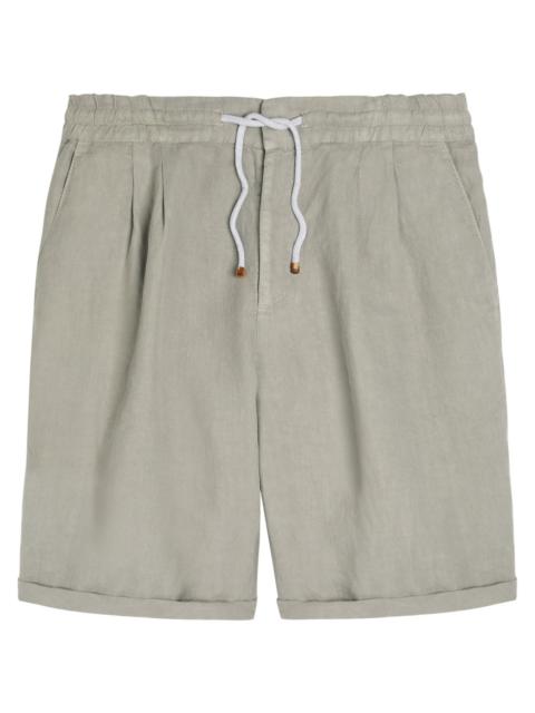 Brunello Cucinelli Brunello Cucinelli Bermuda Linen Shorts