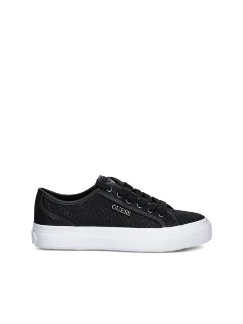 GUESS USA logo-print lace-up sneakers