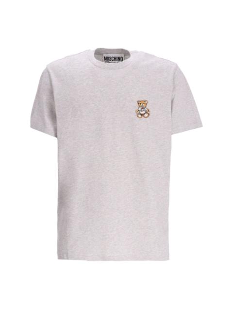 Moschino teddy bear appliquÃ© cotton t-shirt