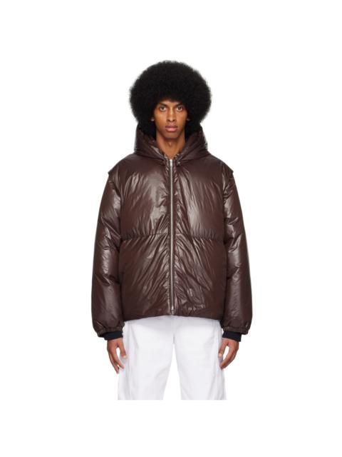 SSENSE Exclusive Brown Down Jacket