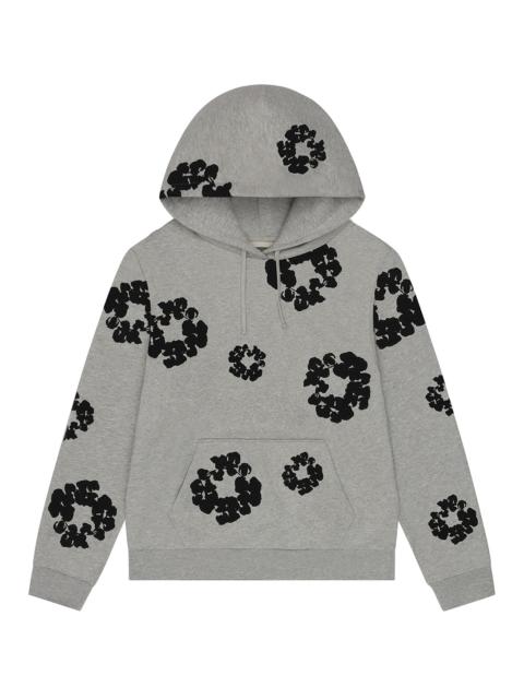 DENIM TEARS Black Cotton Wreath Hoodie "Grey" DT352